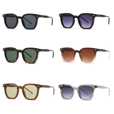 【 Select 】Vintage Square New Style Sunglasses ( Brown/Tea Gradient)