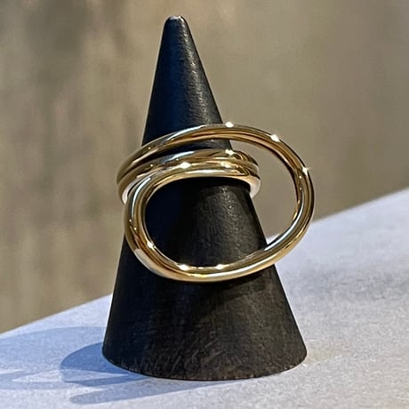 2504RG0615 / Ovel  twist ring（Gold）