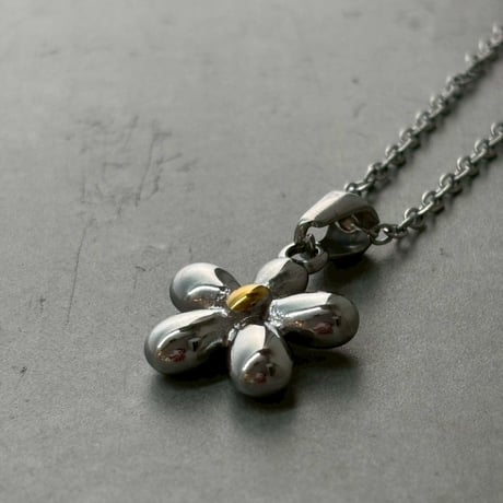 2605NC0387 / Flower motif Necklace（Silver）