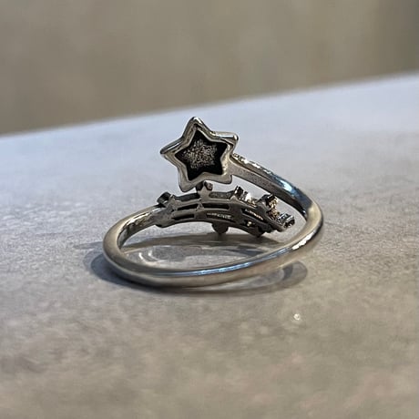 2505RG0628 / Shooting star motif mini ring（Silver）