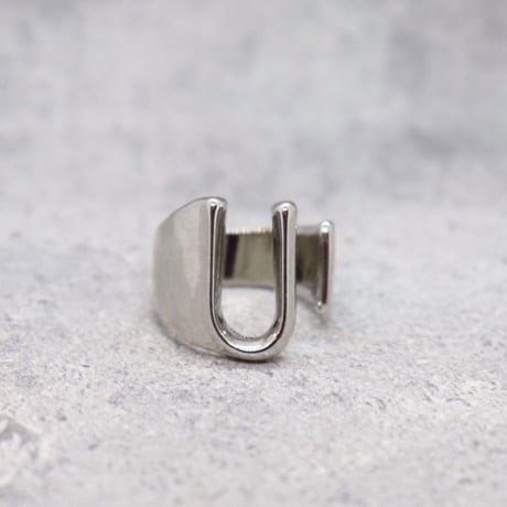 Initial ring（SILVER / U） /  2100-RGSL045