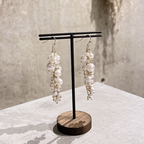 Irregular small pearl pierce（Gold）/ 2210_PR0520
