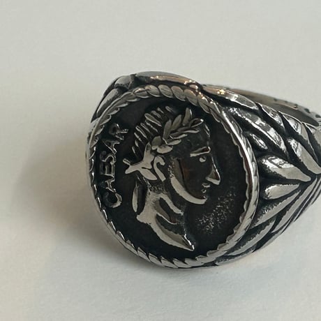 【Select】IM24AC_RG008 / Vintage coin ring（Silver）