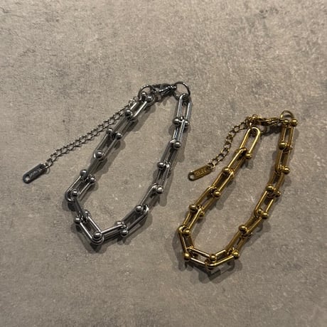 2510BR0096 / Utype chain Bracelet（Silver）