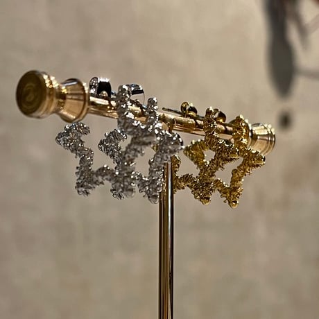 2412PR0735 / Shine star motif Pierce（Silver）