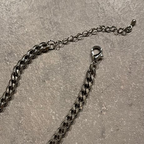 2412NC0276 / Curb chain Necklace（Silver）