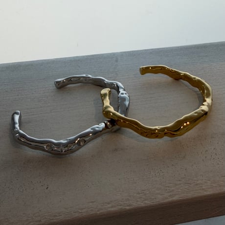 2605BR0130 / Round craft Bangle（Gold）