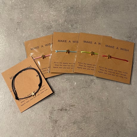 2506BR0089 / Friendship bracelet（Star）