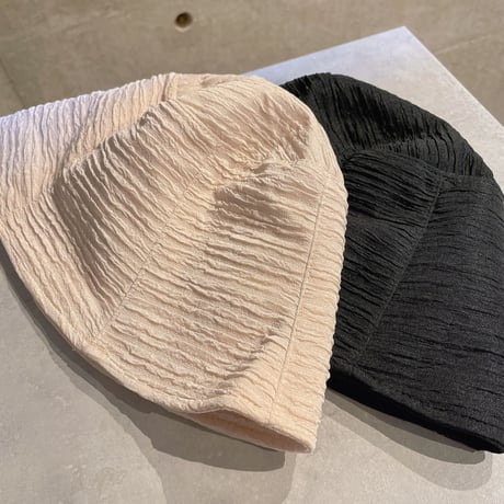 2403HW0035(S)/ shirring hat（Ivory）