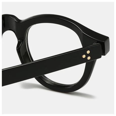 【 Select 】Oval Retro Rivets Photochromic Lens Sunglasses (Demi/Clear~Red)