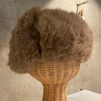 2510KC130104(S) / 2way volume flight fur cap（Brown）