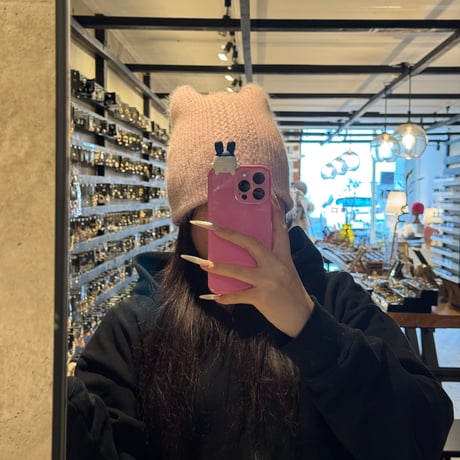 2512HW057(S) / Lame Knit Cap（Pink）