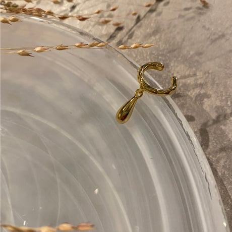 EC105 / Metal mini drop Earcuff(Gold)