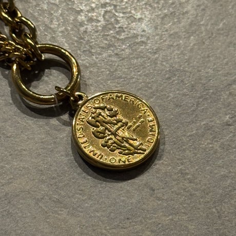 2510BR0094 / Coin Charm Bracelet（Gold）