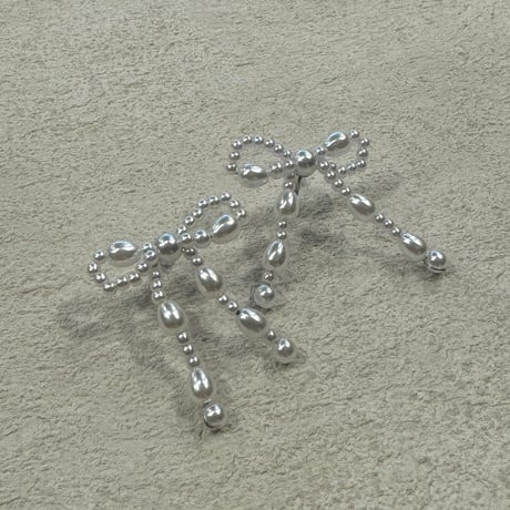 2407PR0724 / Nuance Pearl Ribbon Pierce（Pearl）