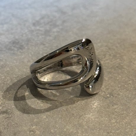 2510RG0689 /Square Cut Cross Ring（Silver）