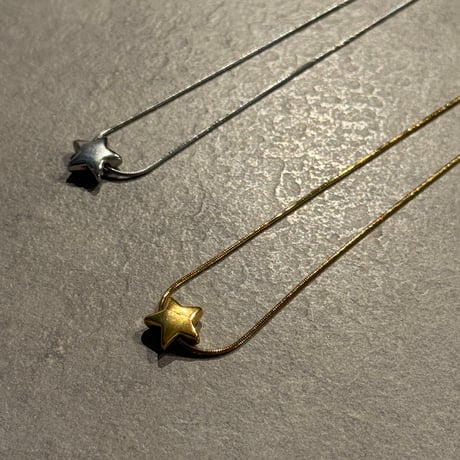 2503NC0331／ Star charm  necklace（Silver)