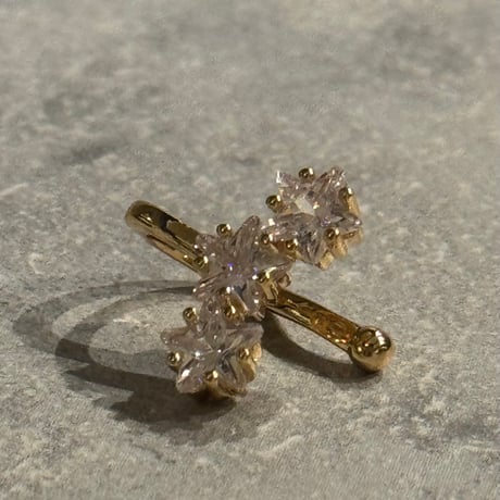 2512EC031 /  Star Stone Earcuff（Gold）