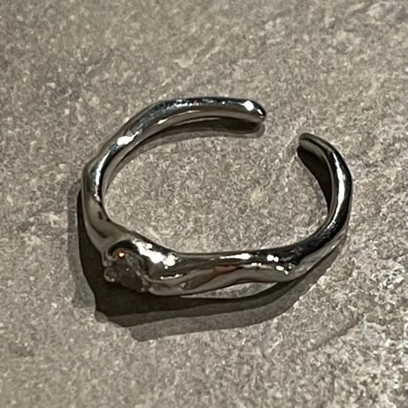 2501RG0571 / Center mini stone craft ring（Silver）