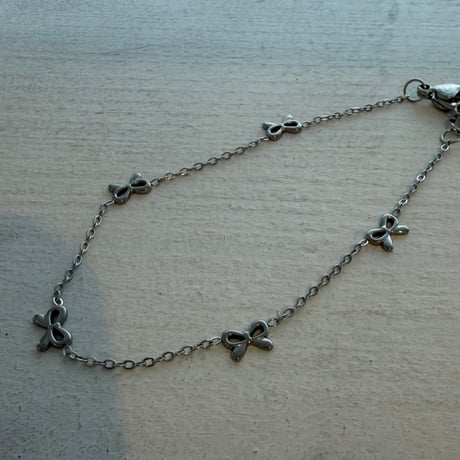 2606BR0142 / Mini Ribbon motif Bracelet（Silver）