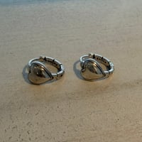 2605PR0846 / Mini Heart hoop pierce（Silver）