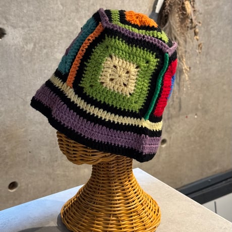 2411KC130003NV(S) / Crochet Knit Hat（colorful）