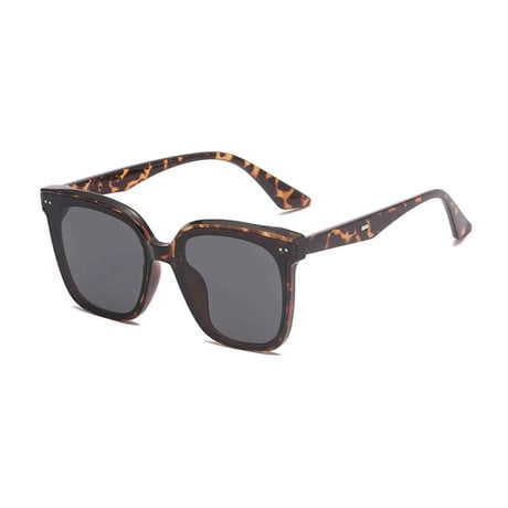 【 Select 】Square Classic Retro Polarized Sunglasses (Leopard)