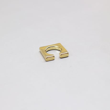 Geometric Square Simple design Earcuff （Gold） / EC084