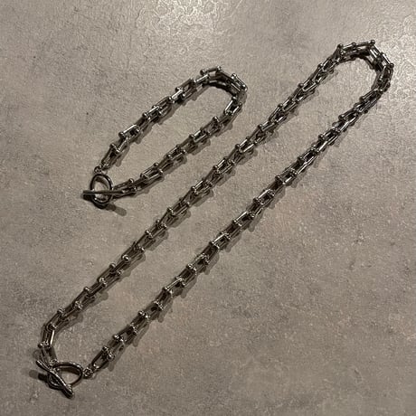 2412BR0059 / U type mini chain mantel Bracelet（Silver）