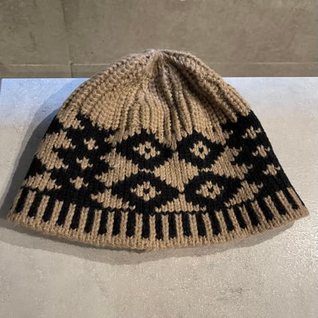 2602HW059(S) /  Knit Hat（Beige）