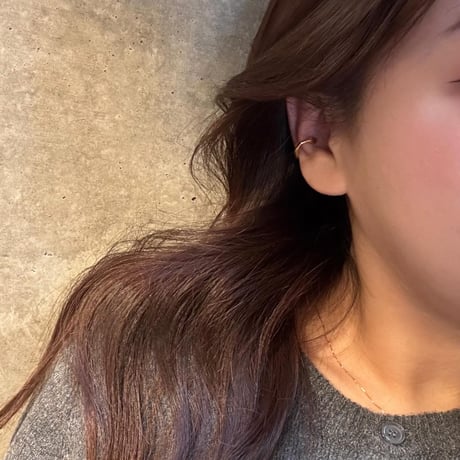 2501EC015 /  Curve Ear Cuff（Gold）