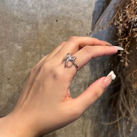 2410RG0529 / Simple ribbon motif ring（Silver）
