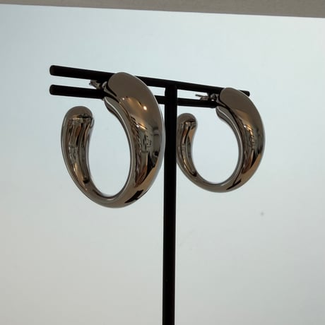 2606PR0848 / Round hoop pierce（Silver）