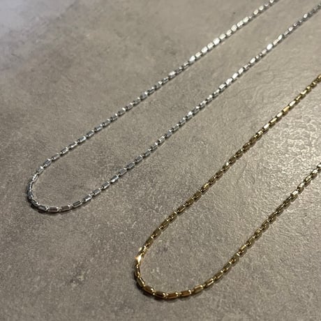 2510NC0361 / Oval chain Necklace（Silver/45cm）