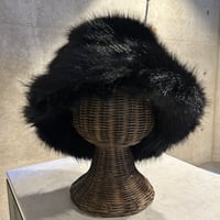 2409HW0050(S)/ Volume Fur Hat（Black）