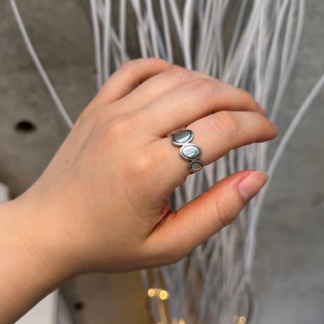 2604RG0755 / Oval connect ring（Silver）