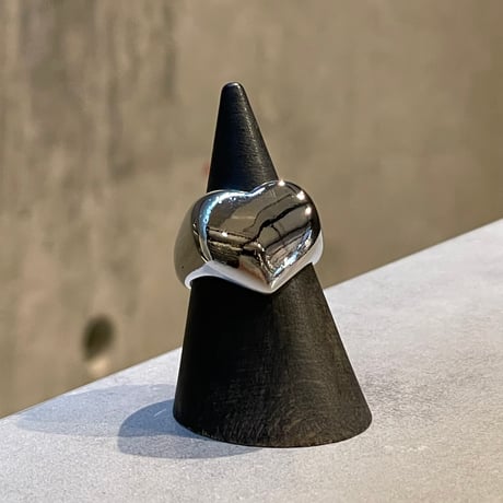 2404RG0447_B / Heart smooth ring（Silver）