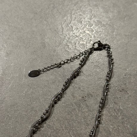 2511NC0371 / Ball Twist Necklace（Silver）