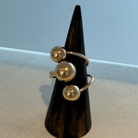 2605RG0790 / Triple large ball ring（Gold）