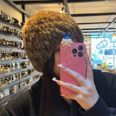 261SL0103AX(S) / Fur Skully Hat（Brown Mix）