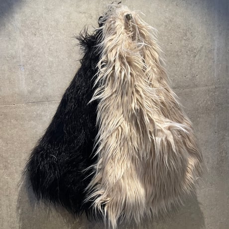 2509BG039(S) / Monster fur Tote Bag (Mint Green)