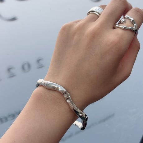 2605BR0130 / Round craft Bangle（Silver）