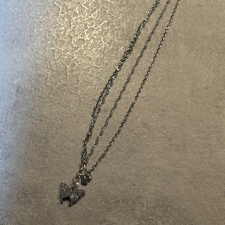 2506NC0342 / butterfly chain Necklace（Silver）