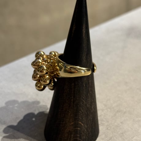 2411RG0547 / Heart ball design ring（Gold）