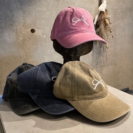 2503HW0076(S) / Ribbon emblem Wash Cap（Pink）