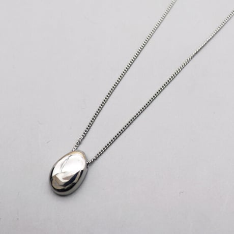 Tear drop  type  long Necklace（Silver）/ 2110-NC112