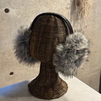 2601GS063(S)/ Fake Fox fur earmuffler（Grey Mix）