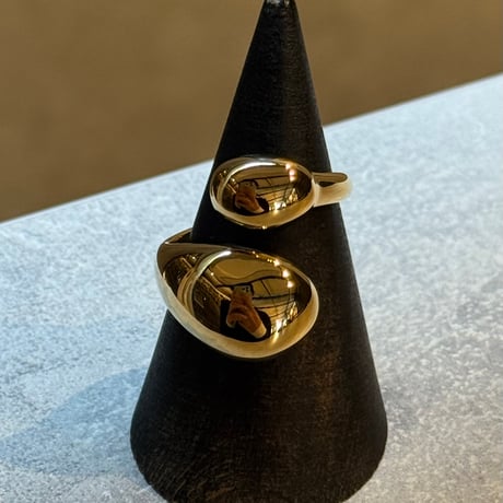2506RG0650 /Cross big drop ring（Gold）