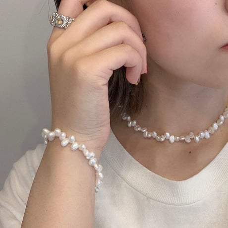 Baroque Pearl  Bracelet / 2105-BR048