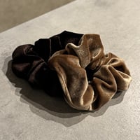 2412HA0053/ Mini hair rubber 2set（Brown×DarkBeige)
